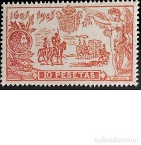 Sellos: Edifil 266 sellos España nuevos 1905 Publicacion de El Quijote